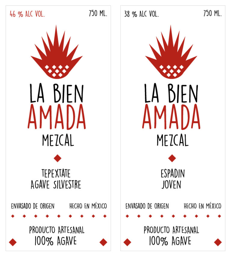 Etiquetas mezcal joven